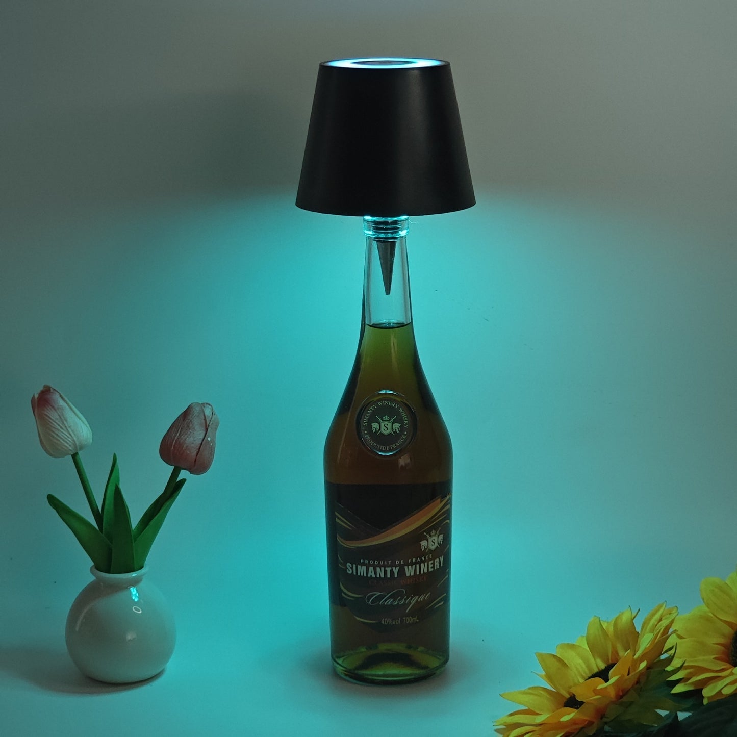 LuxGlow™ – Tappo LED Ricaricabile per Bottiglie