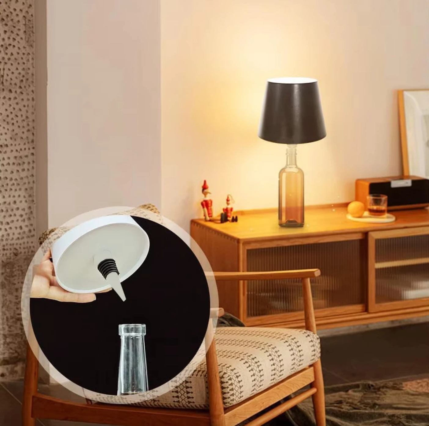 LuxGlow™ – Tappo LED Ricaricabile per Bottiglie